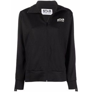 Golden Goose Black Sweater With Logo And Star Detailing - NWT
